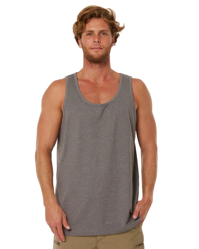 Classic Fit Singlet - Grey Marle