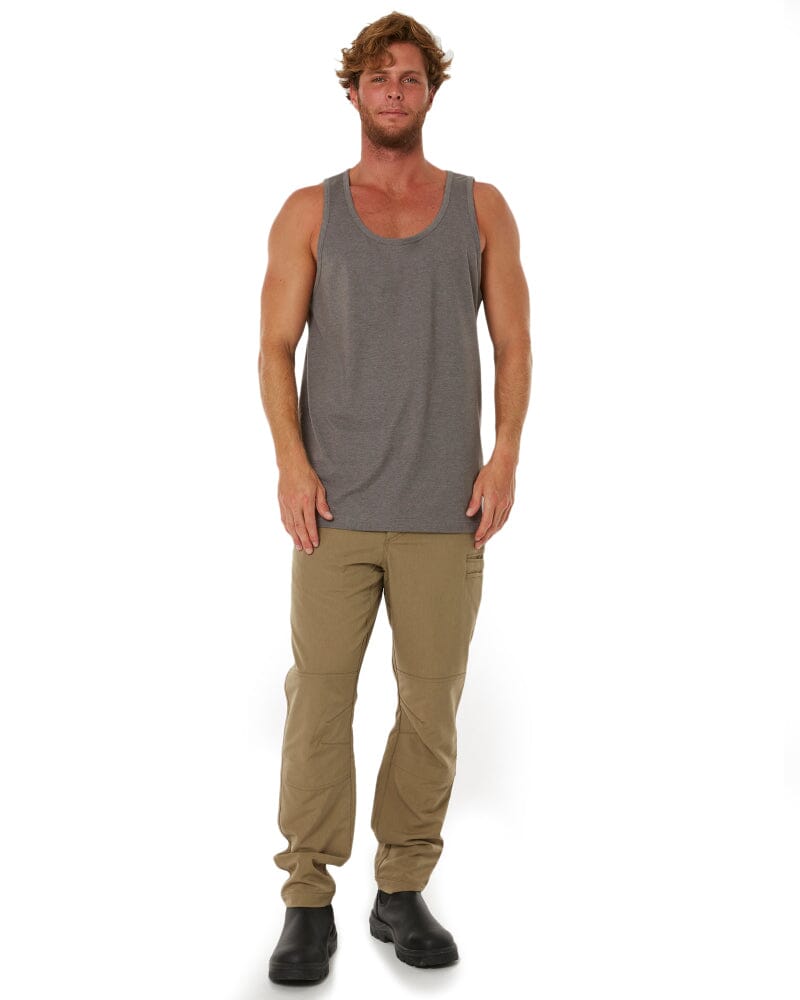 Classic Fit Singlet - Grey Marle