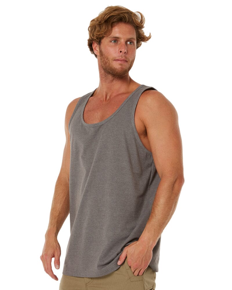 Classic Fit Singlet - Grey Marle