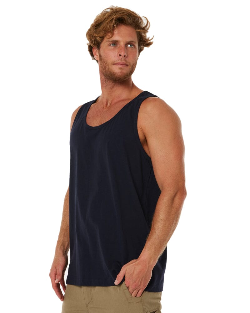 Classic Fit Singlet - Navy