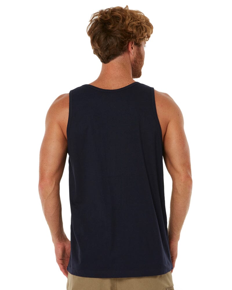 Classic Fit Singlet - Navy