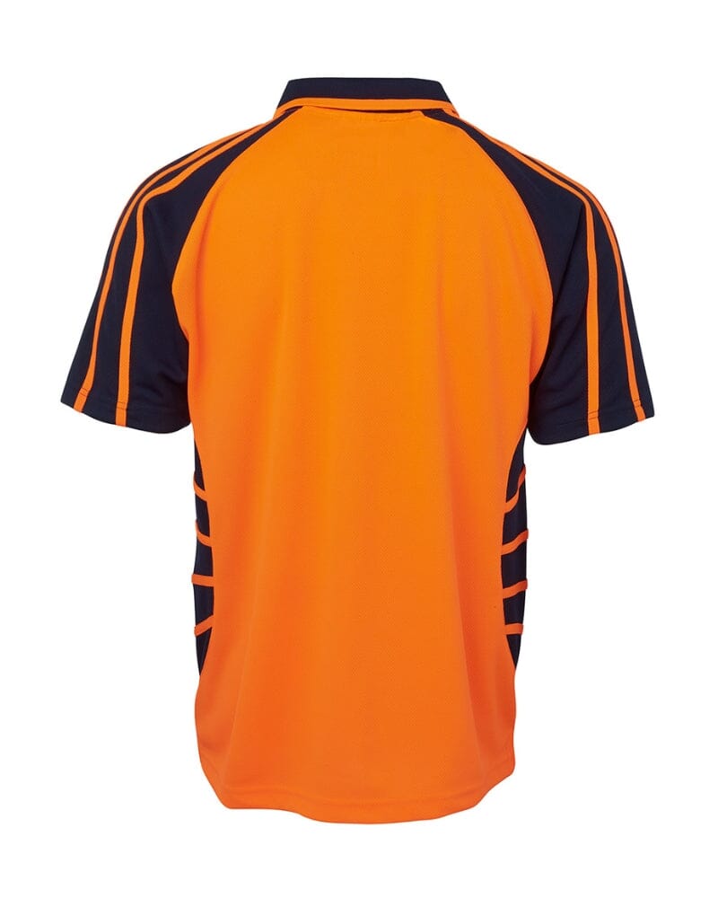 Hi Vis Spider Short Sleeve Shirt - Orange/Navy