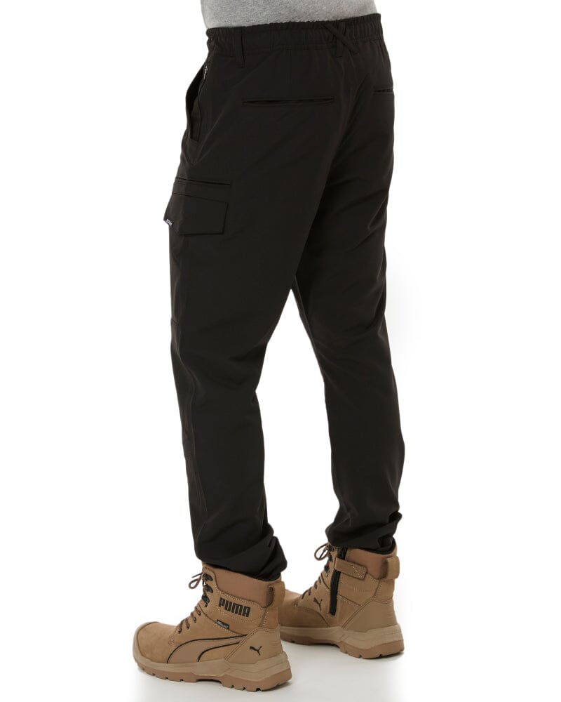 Jet-Lite Hybrid Elastic Waist Work Pants - Black