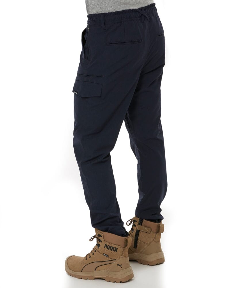 Jet-Lite Hybrid Elastic Waist Work Pants - Navy