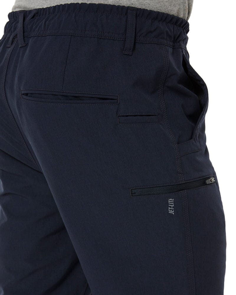 Jet-Lite Hybrid Elastic Waist Work Pants - Navy