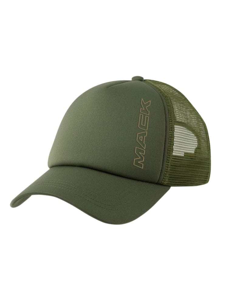 Curved Foam Baseball Cap - Military Green