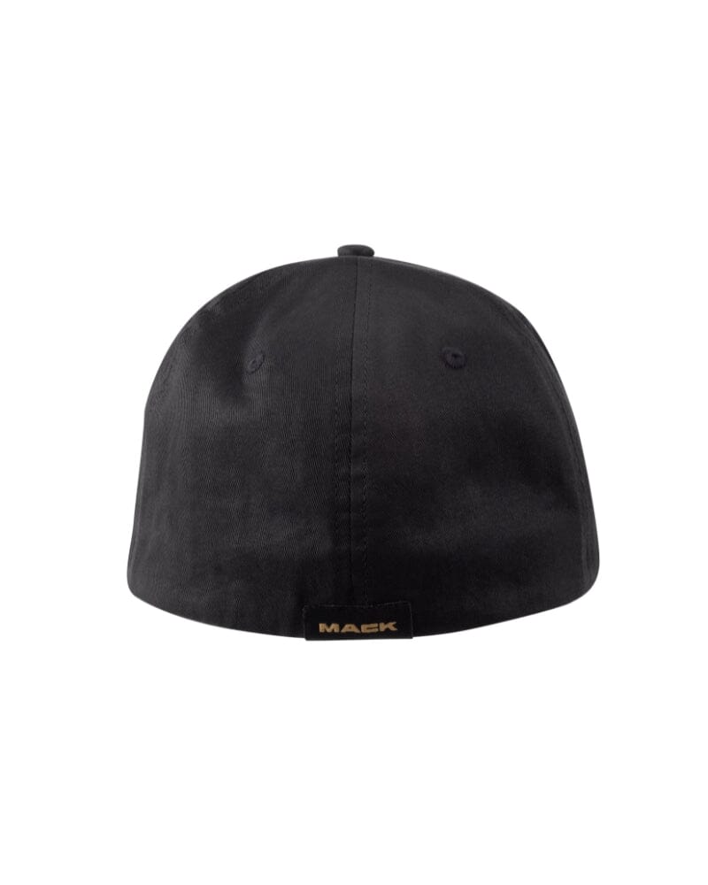 Fitted Curved 6 Panel Cap With X-Pand - Black