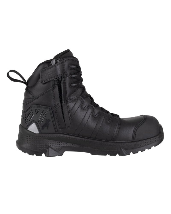 Octane 2.0 Zip Side Safety Boot - Black