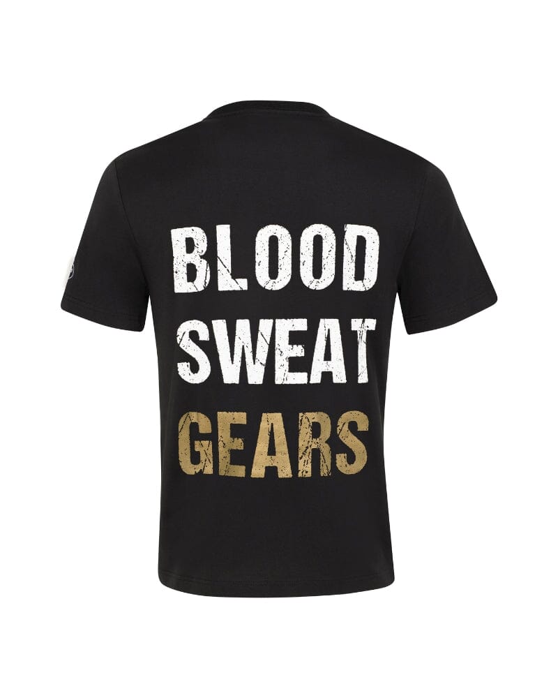 Blood Sweat Gears Cotton Crew Neck SS Shirt - Black