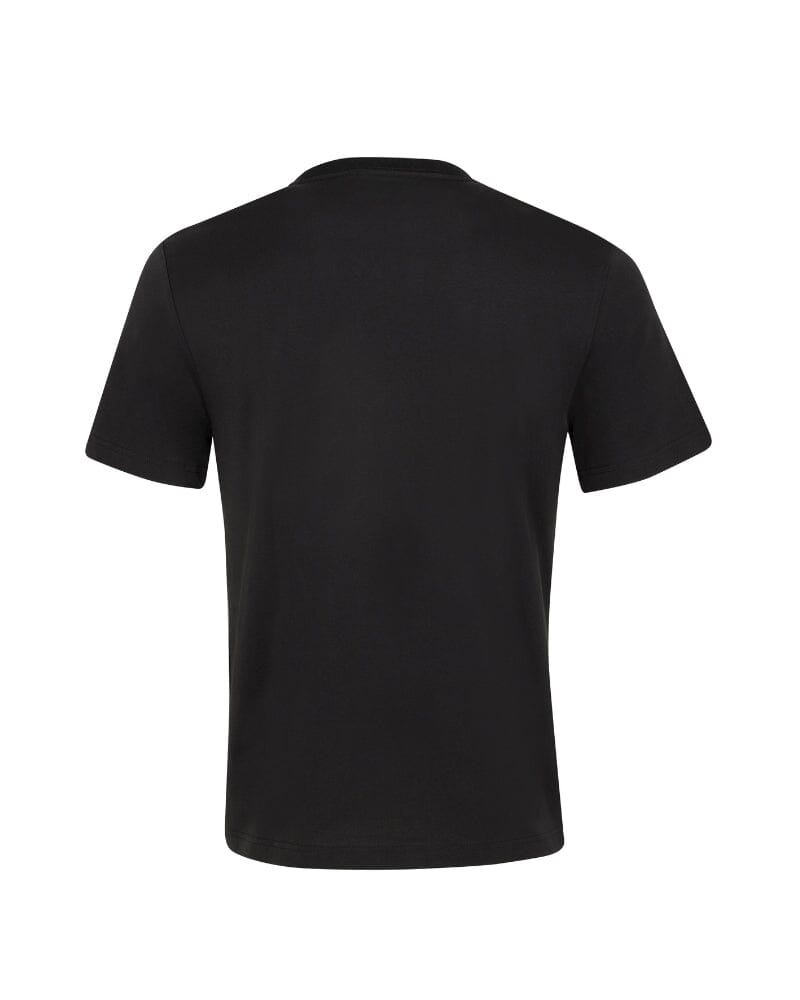 Classic Cotton Crew Neck SS Shirt - Black