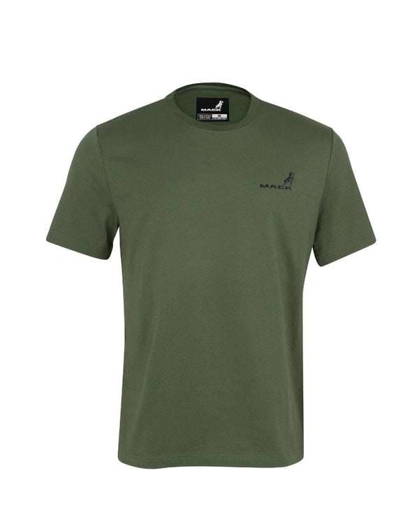 Classic Cotton Crew Neck SS Shirt - Military Green