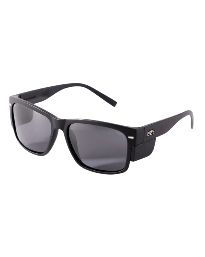 Big Kenneth Polarised Safety Glasses - Matte Black