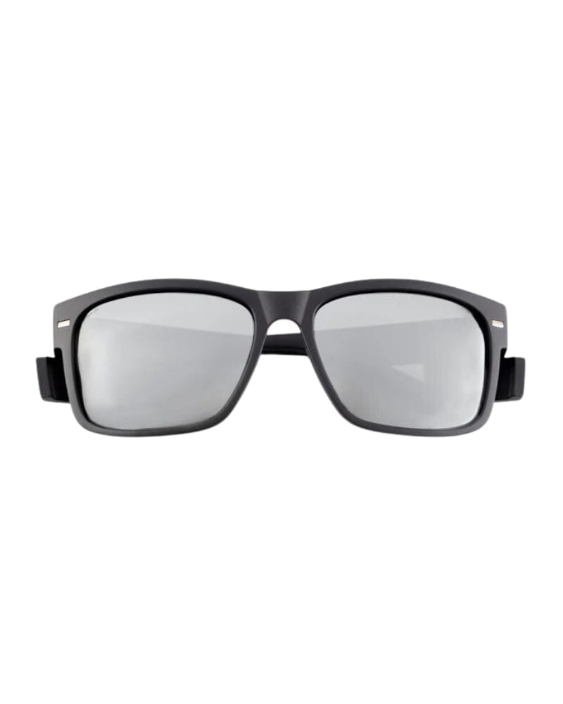 Big Kenneth Safety Glasses - Matte Black/Silver Mirror