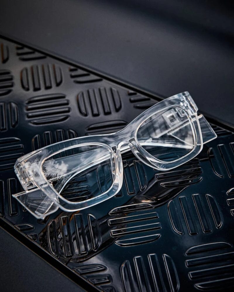 Browse Clear Frame Safety Glasses - Clear