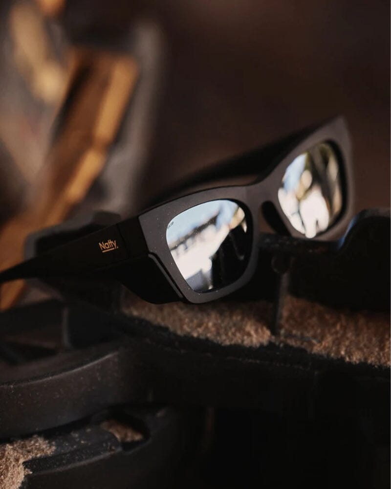 Browse Safety Glasses - Matte Black/Silver Mirror