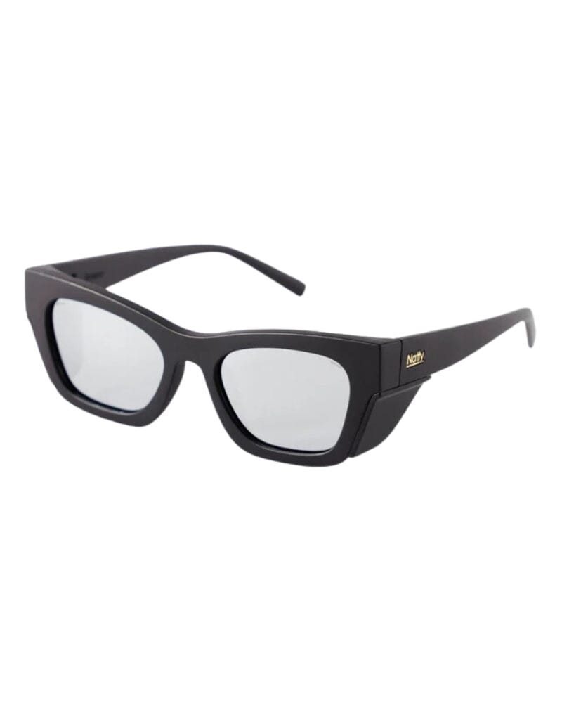 Browse Safety Glasses - Matte Black/Silver Mirror