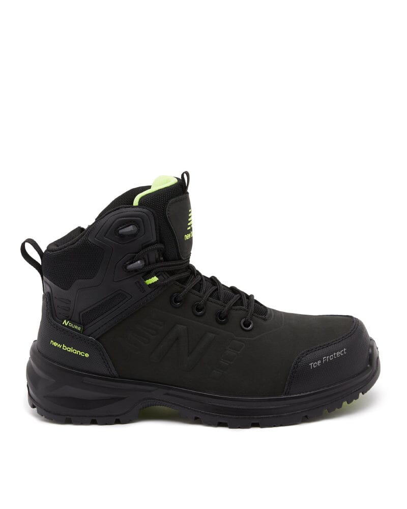 Calibre Zip Side Safety Boot - Black