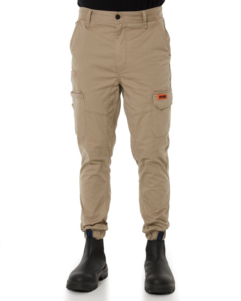 Crossover Slim Fit Jogger Work Pant - Sand