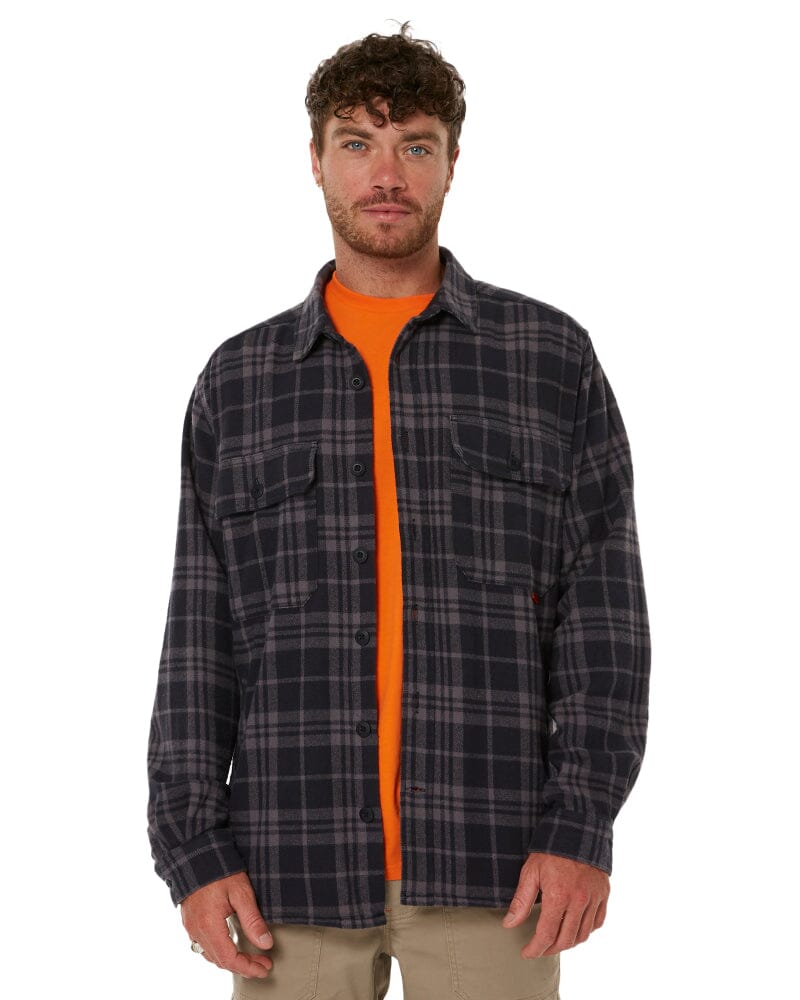 NXP.WRK Platform Worker Shirt - Black Check | Buy Online