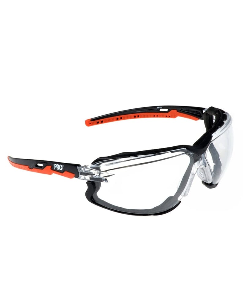 Ambush Foam Bound Safety Glasses - Clear