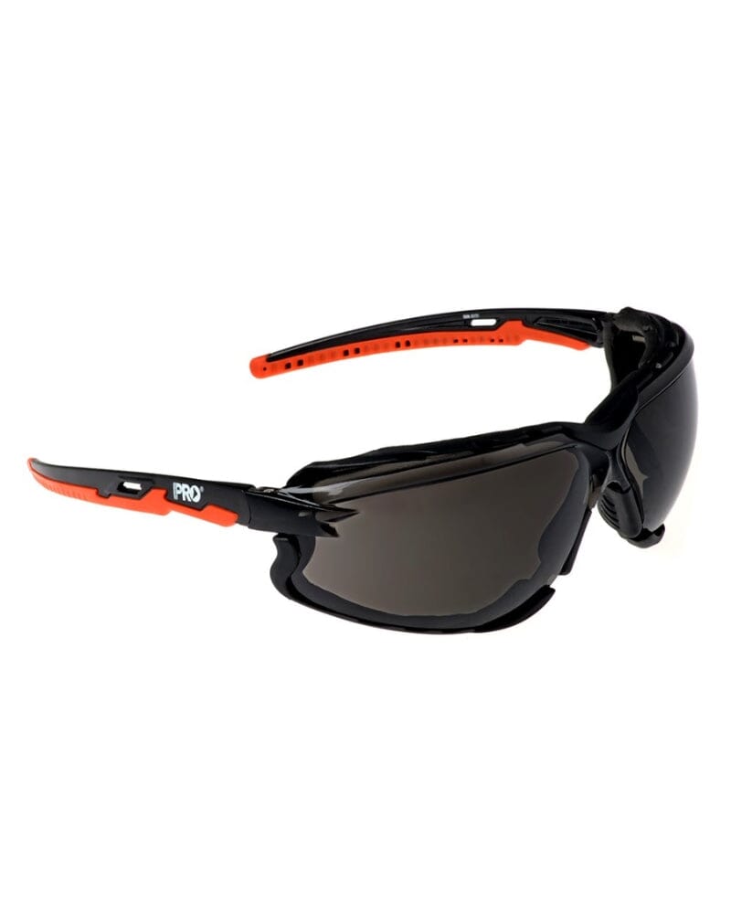 Ambush Foam Bound Safety Glasses - Smoke