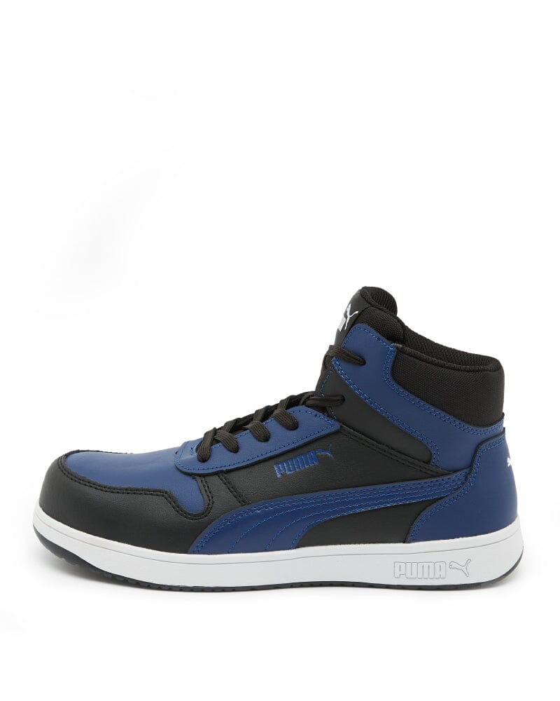 Frontcourt Mid Heritage Safety Shoe - Black/Blue