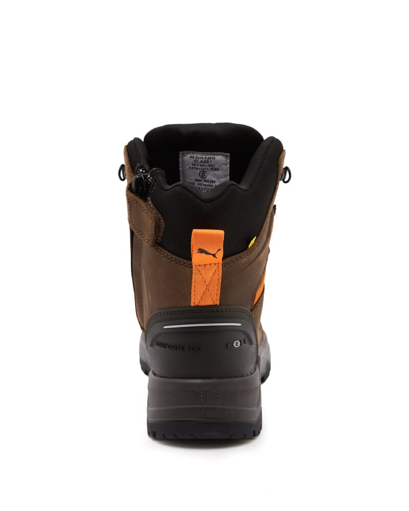 Iron Heavy Duty High Cut Safety Boot - Brown