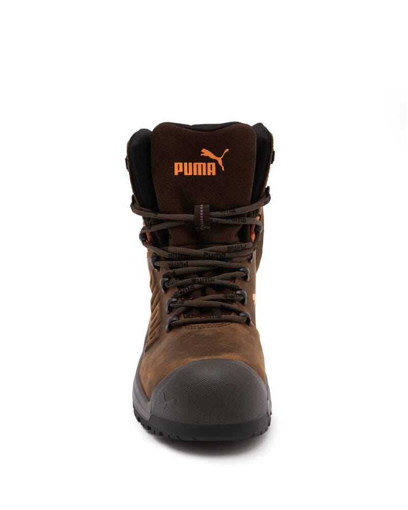 Iron Heavy Duty High Cut Safety Boot Brown