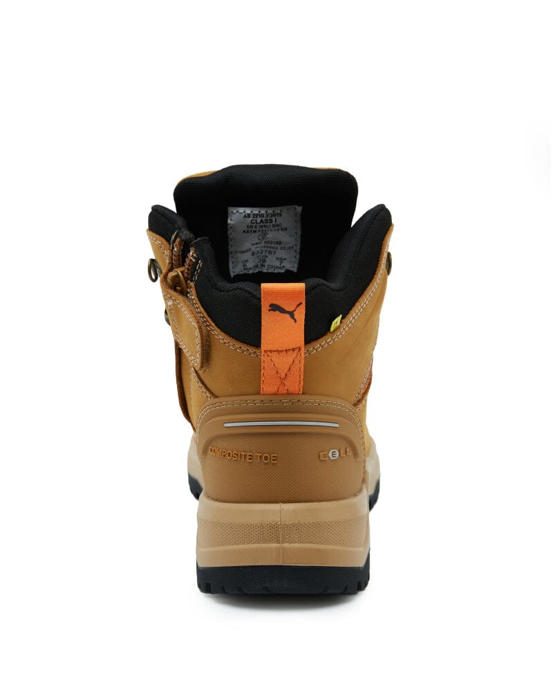 Iron Heavy Duty Mid Cut Safety Boot - Wheat