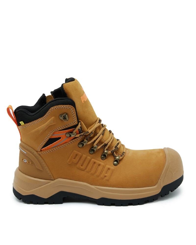 Puma Iron Heavy Duty Mid Cut Safety Boot - Wheat | Buy Online