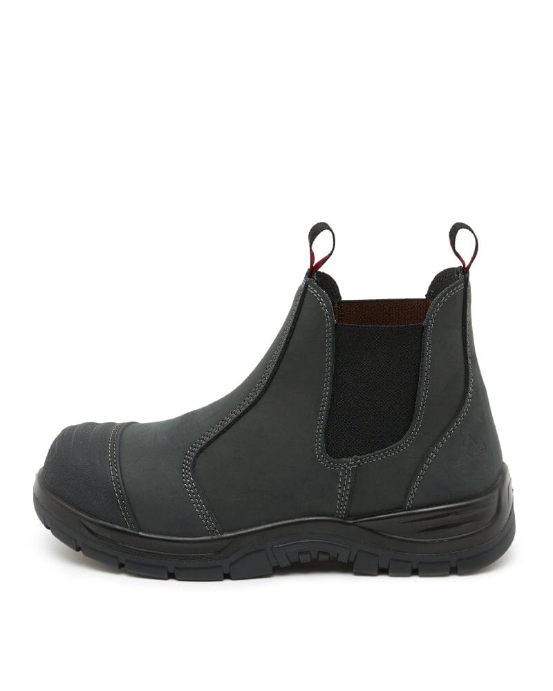 Chippy Elastic Side Safety Boot - Black