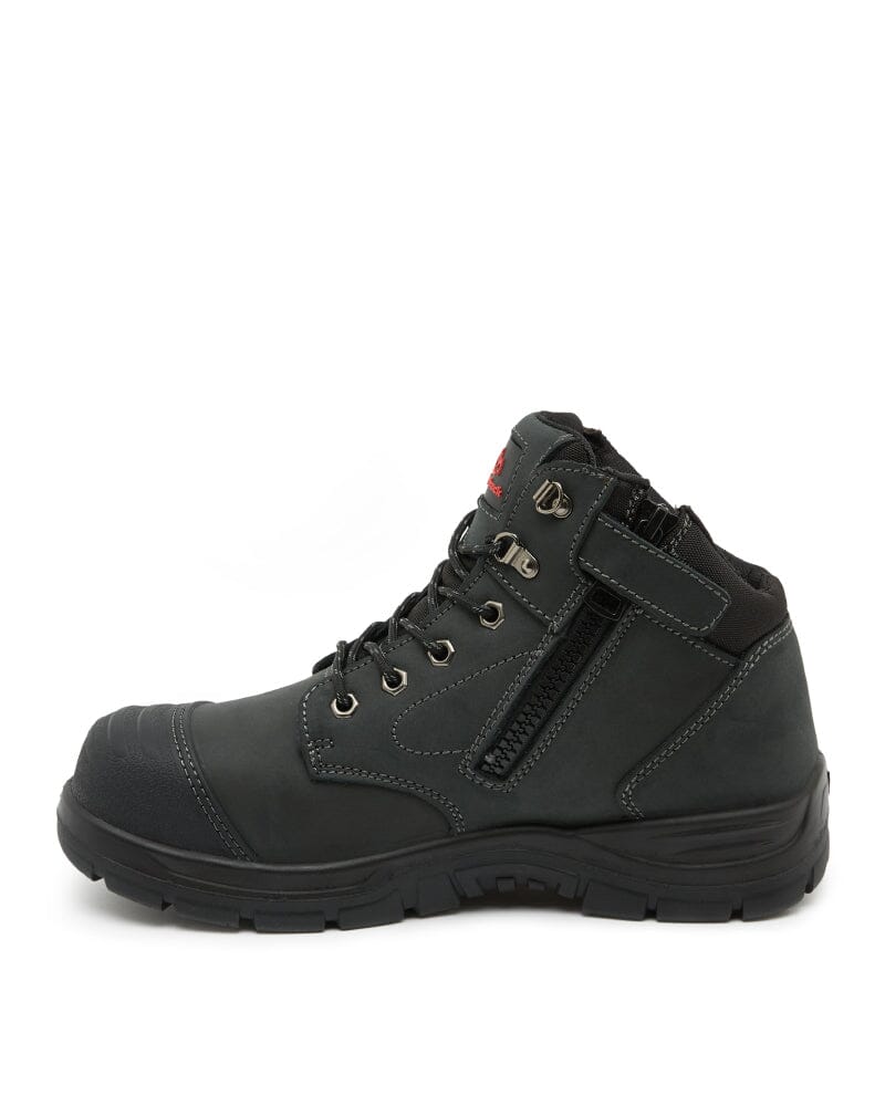 Digger Zip Side Safety Boot - Black