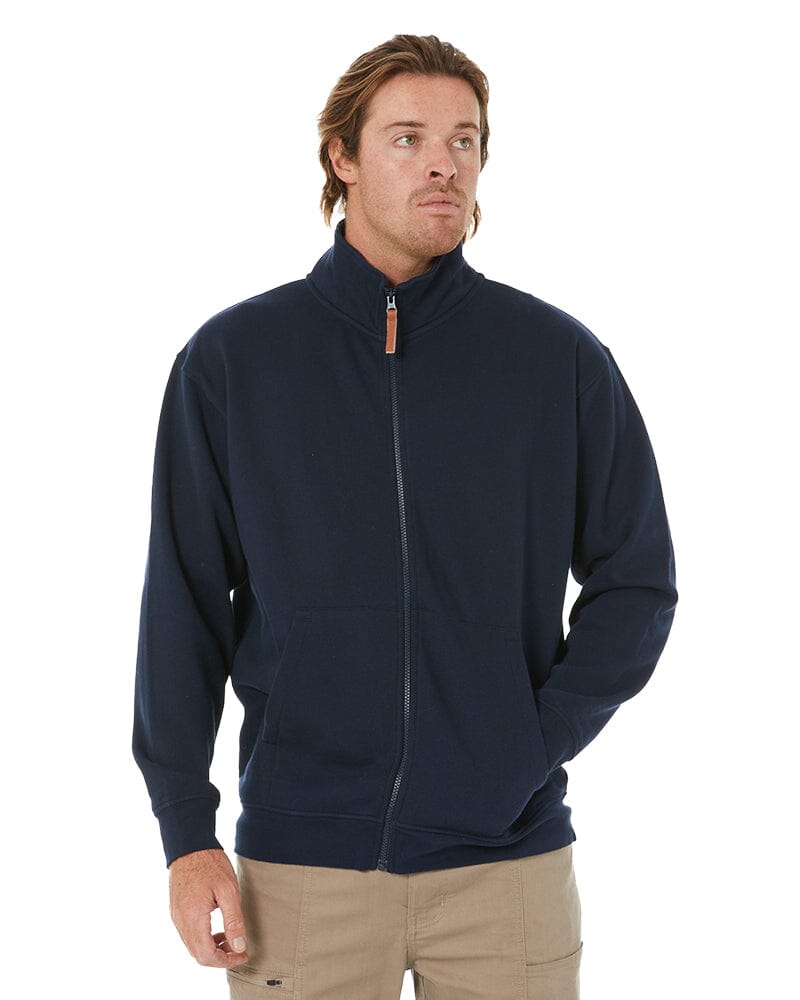 Pilbara Classic Zip Through Fleece Sweater - French Navy | Buy Online