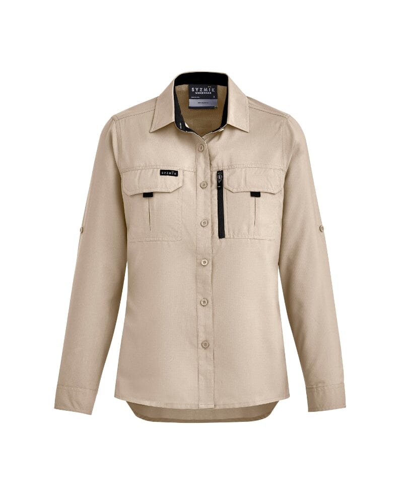 Womens Outdoor Long Sleeve Shirt - Sand