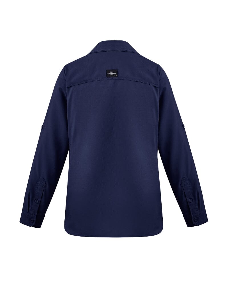 Womens Outdoor Long Sleeve Shirt - Navy