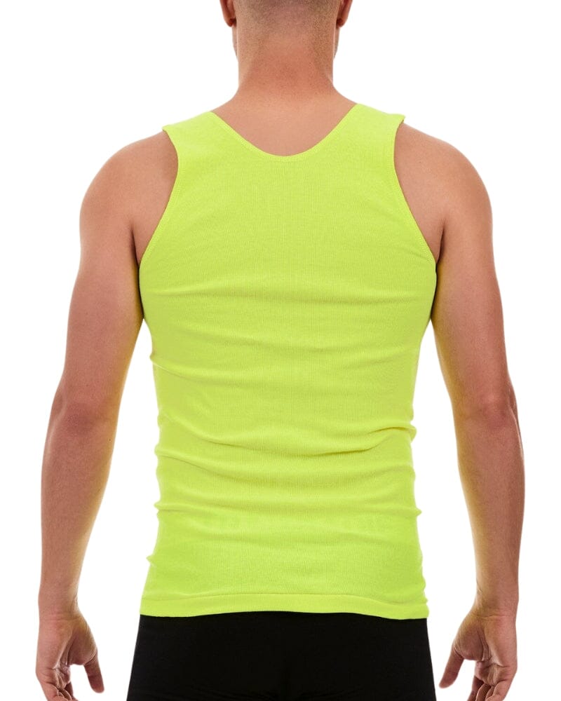 Cotton Singlet - Hi Vis Yellow