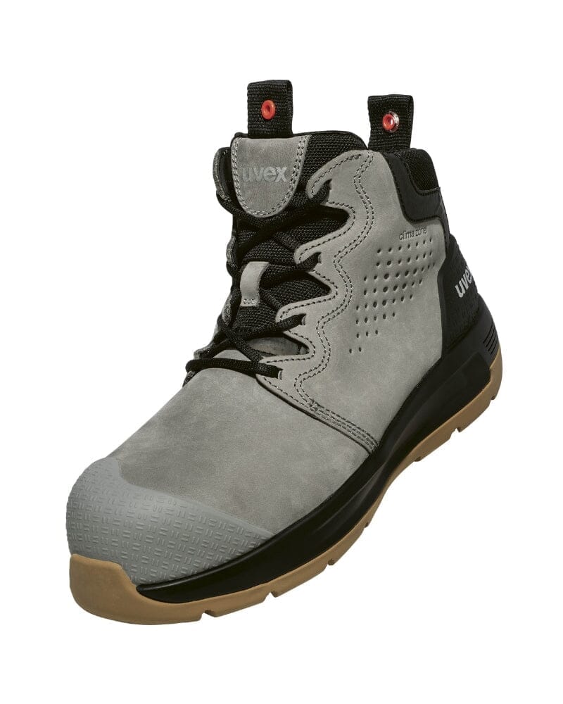 2 x-flow Zip Side Safety Boot - Wolf Grey