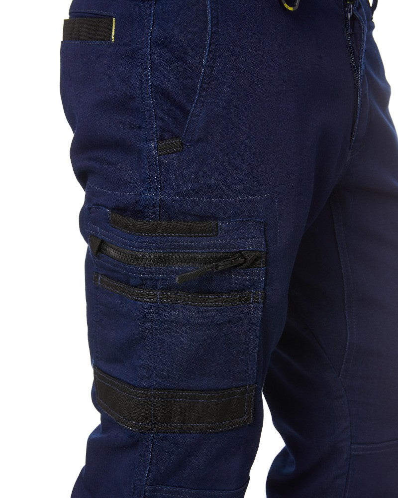 Bisley Flex & Move™ Stretch Denim Cargo Cuffed Pant