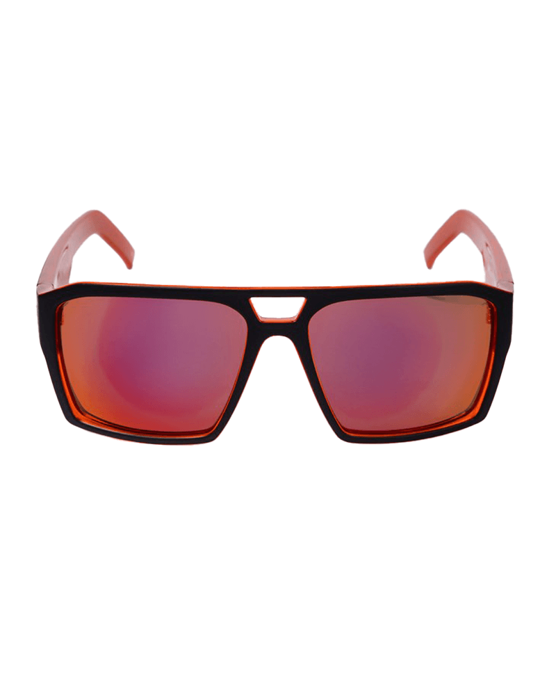 Vault Polarised Sunglasses - Matte Black/Orange