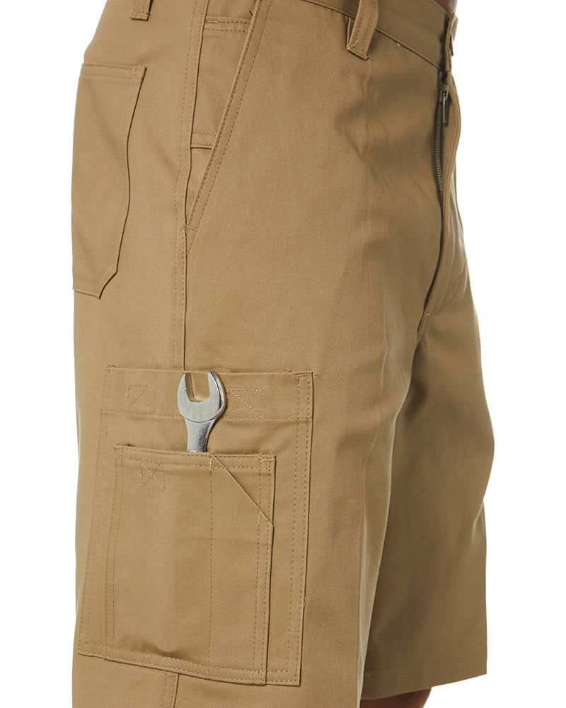 Cool Light Weight Utility Short - Khaki