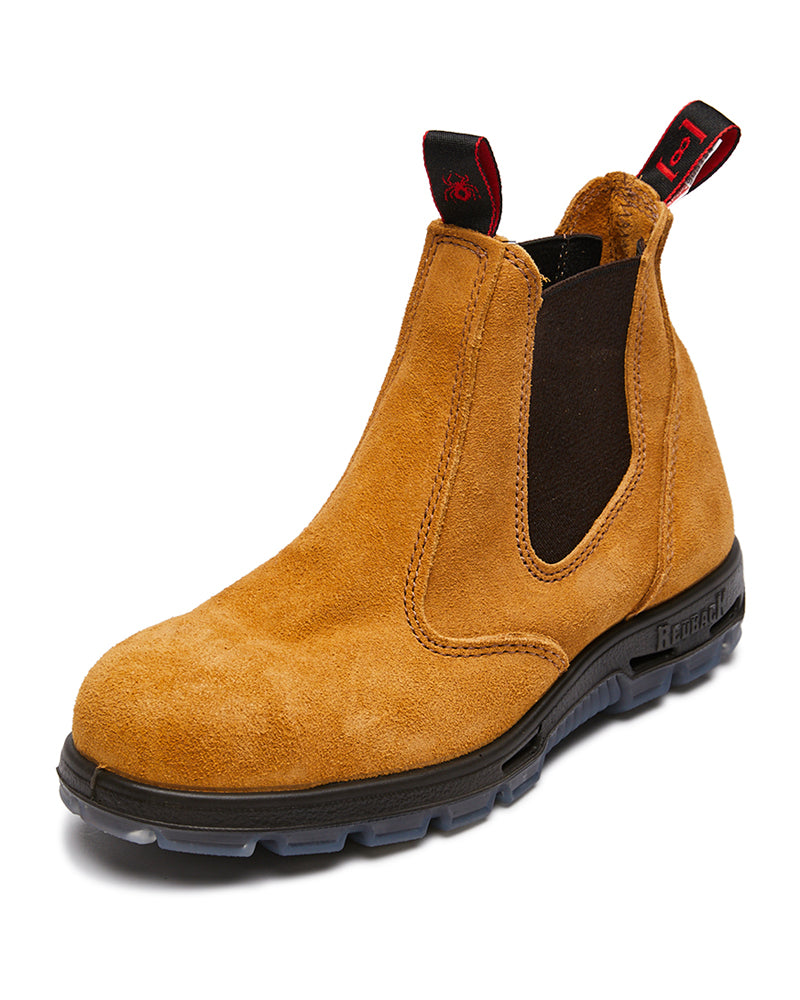 Redback Bobcat Elastic Sided Non-Safety Work Boot - Fawn | Buy Online