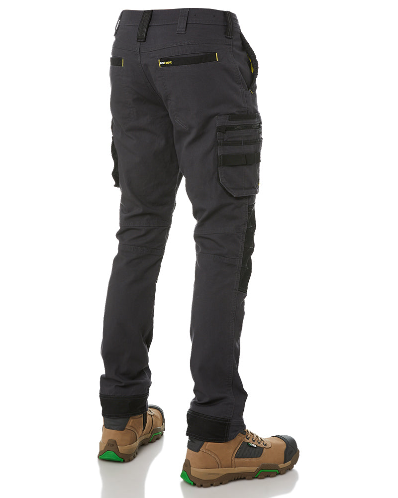Bisley Flex and Move Stretch Utility Zip Cargo Pant - Charcoal
