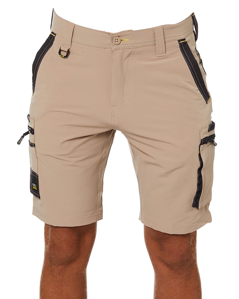 Men's zip cargo short with hot sale flex waistband