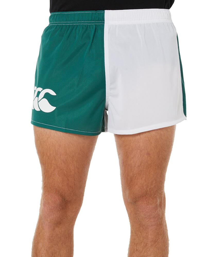 Green hot sale rugby shorts