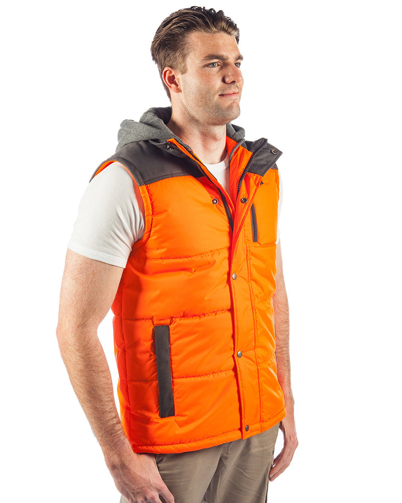 Lorna Jane Womens Size XS Orange hooded vest(s)