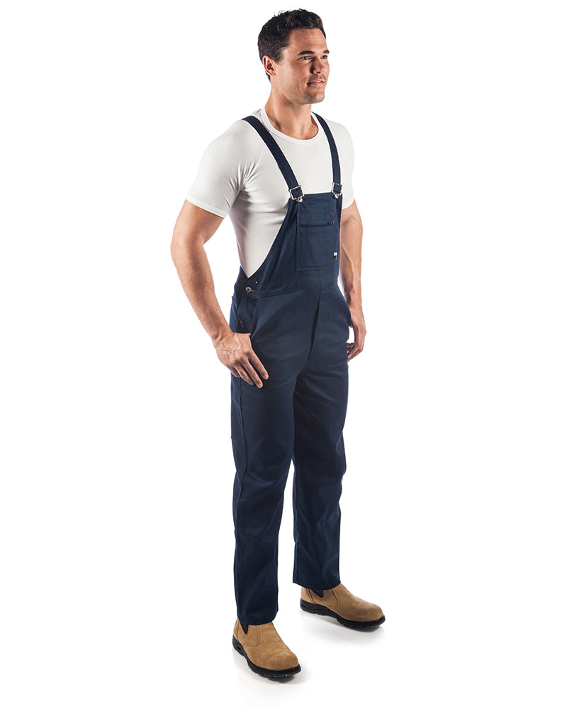 DNC Cotton Drill Bib And Brace Overall - Navy | Buy Online