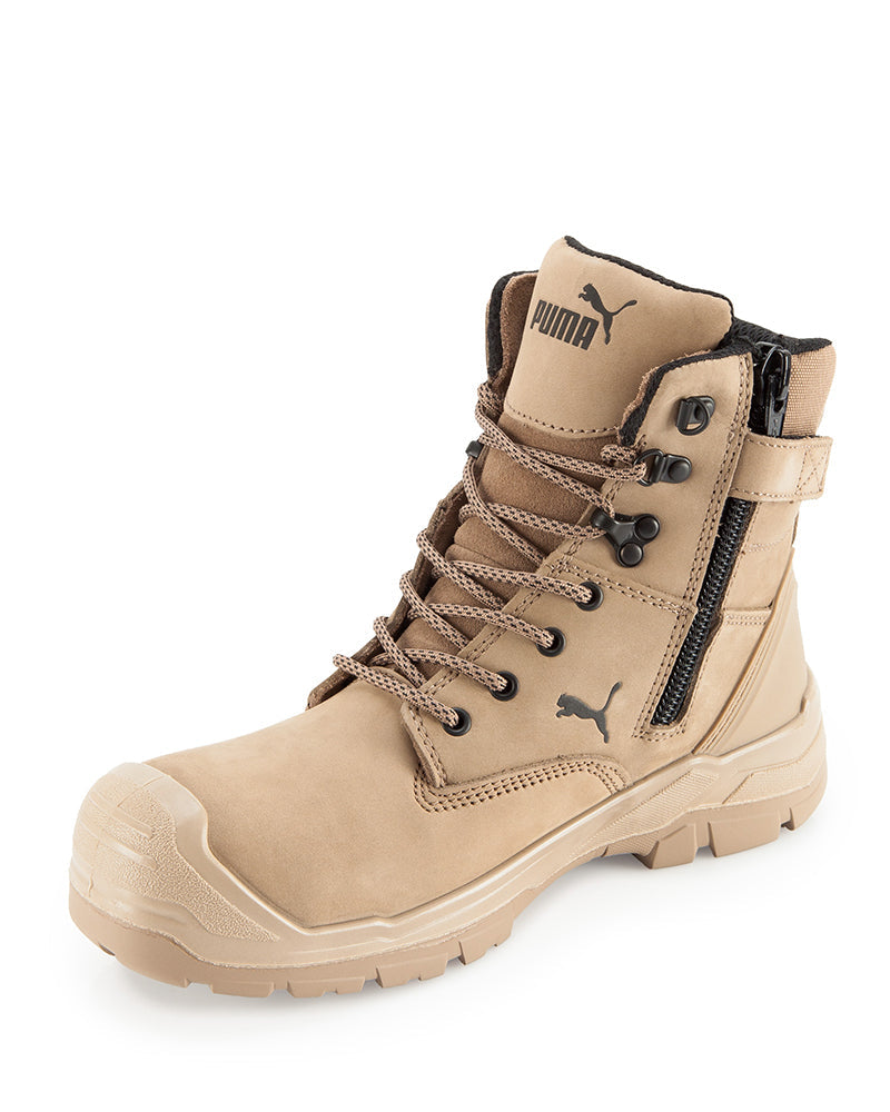 Puma Ladies Conquest Waterproof Safety Boot Exclusive to WorkwearHub -  Stone