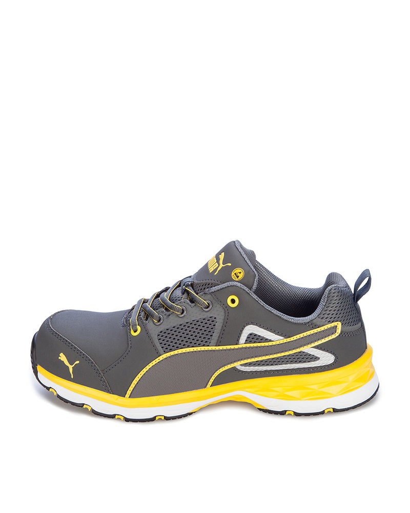 Puma Pace 2.0 Safety Shoe - Grey/Yellow | Buy Online