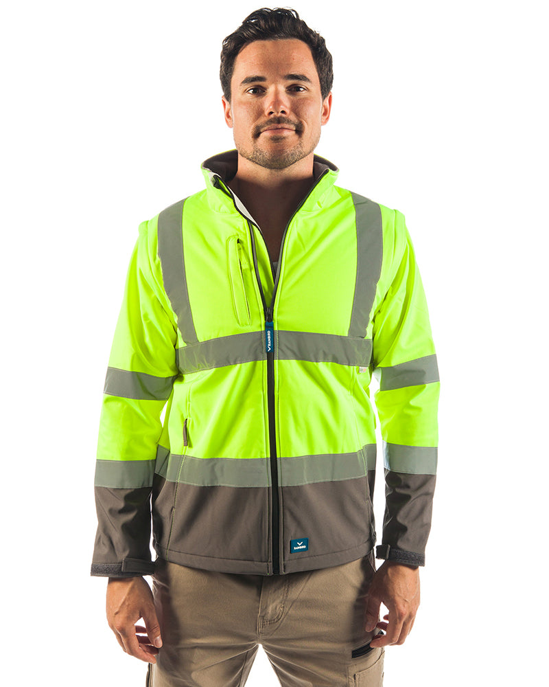 Hi-Viz 3 Layer Insulated Softshell Jacket