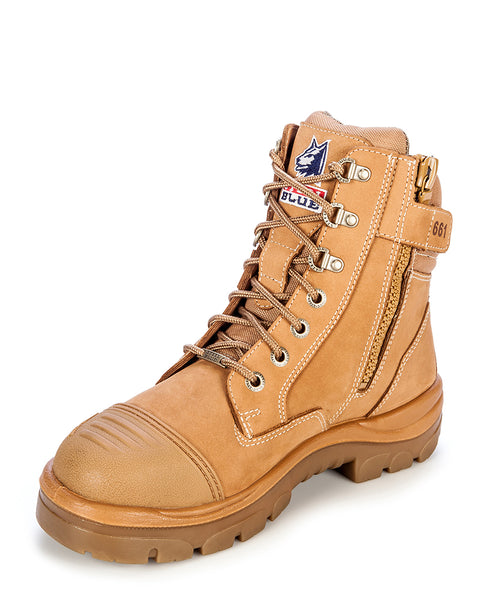 Steel Blue Southern Cross Zip Side Safety Boot Wheat Buy Online